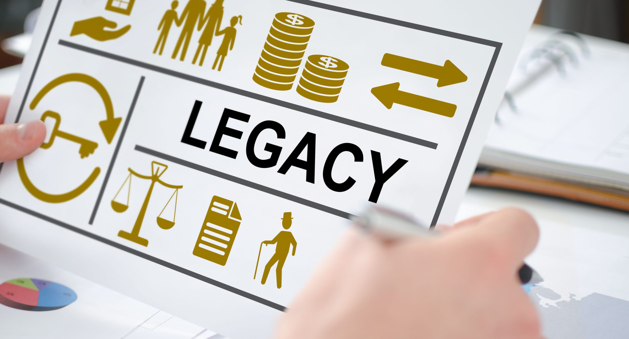 Legacy concept on a paper